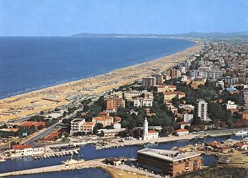 Rimini vista dall'alto